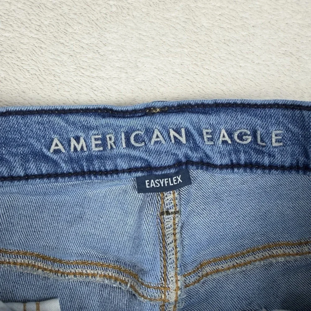 American Eagle Original Straight Easyflex Jeans Men's 28x30 Light‎ Wash Stretch